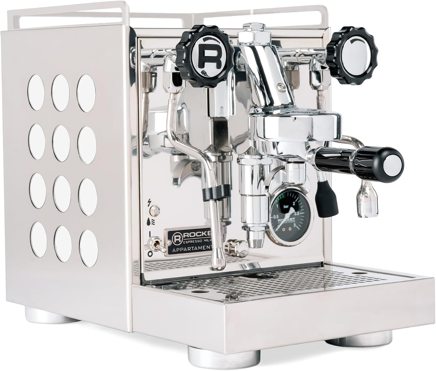 Rocket Espresso Appartamento 2.0 Espresso Machine | Heat Exchanger | 1.8L | (White)