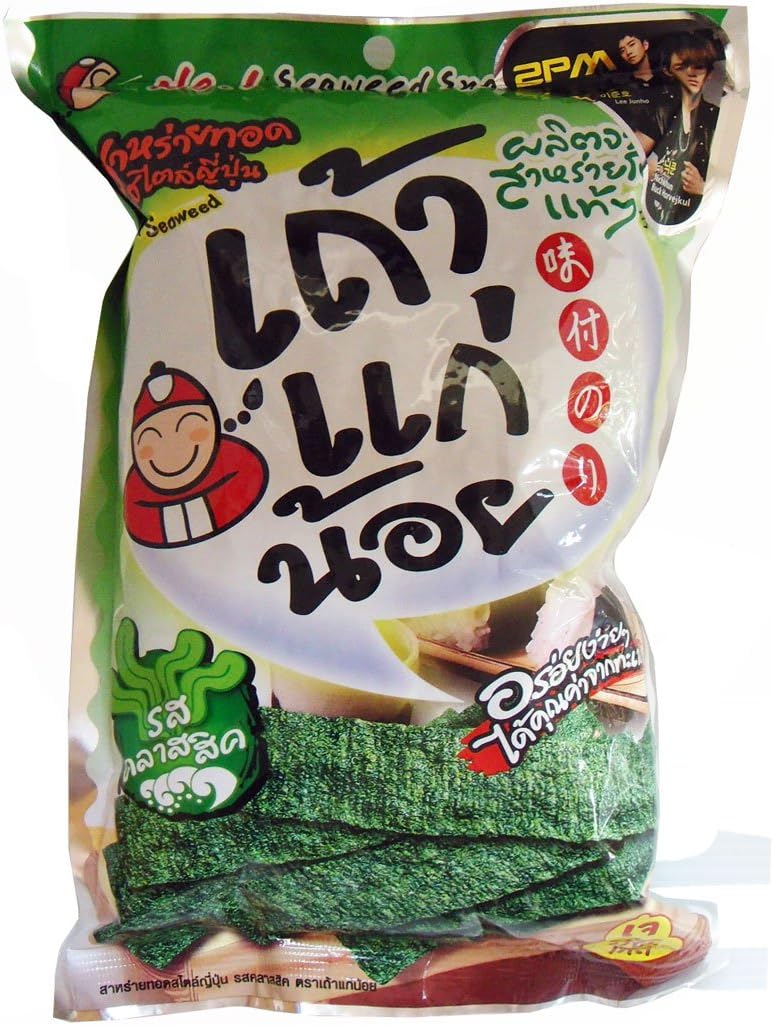 Tao Kae Noi Grilled Seaweed Original Flavor 32G Thai Snack