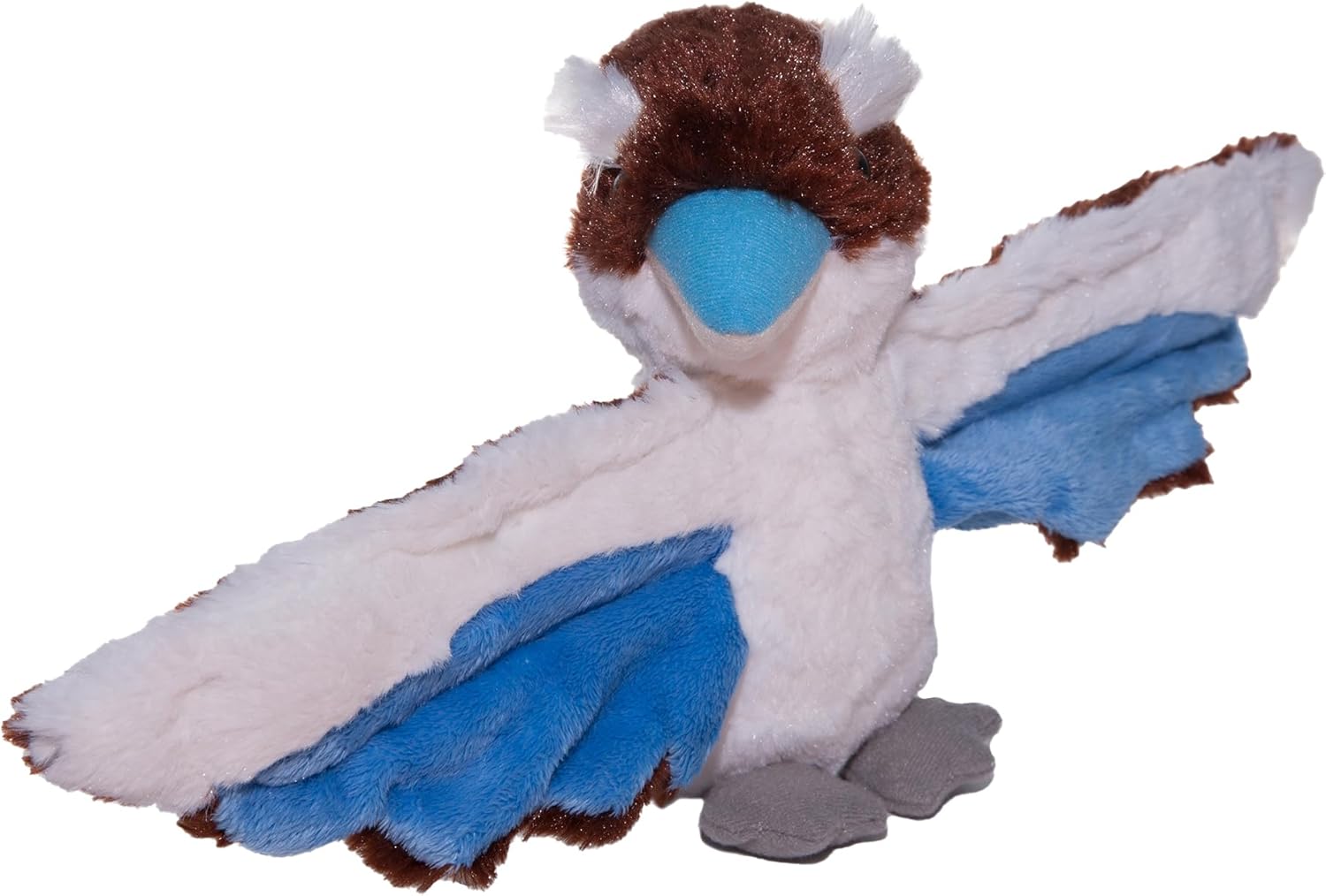 Wild Republic Huggers Kookaburra, Stuffed Animal, 8 Inches, Slap Bracelet, Plush Toy, Fill is Spun Recycled Water Bottles