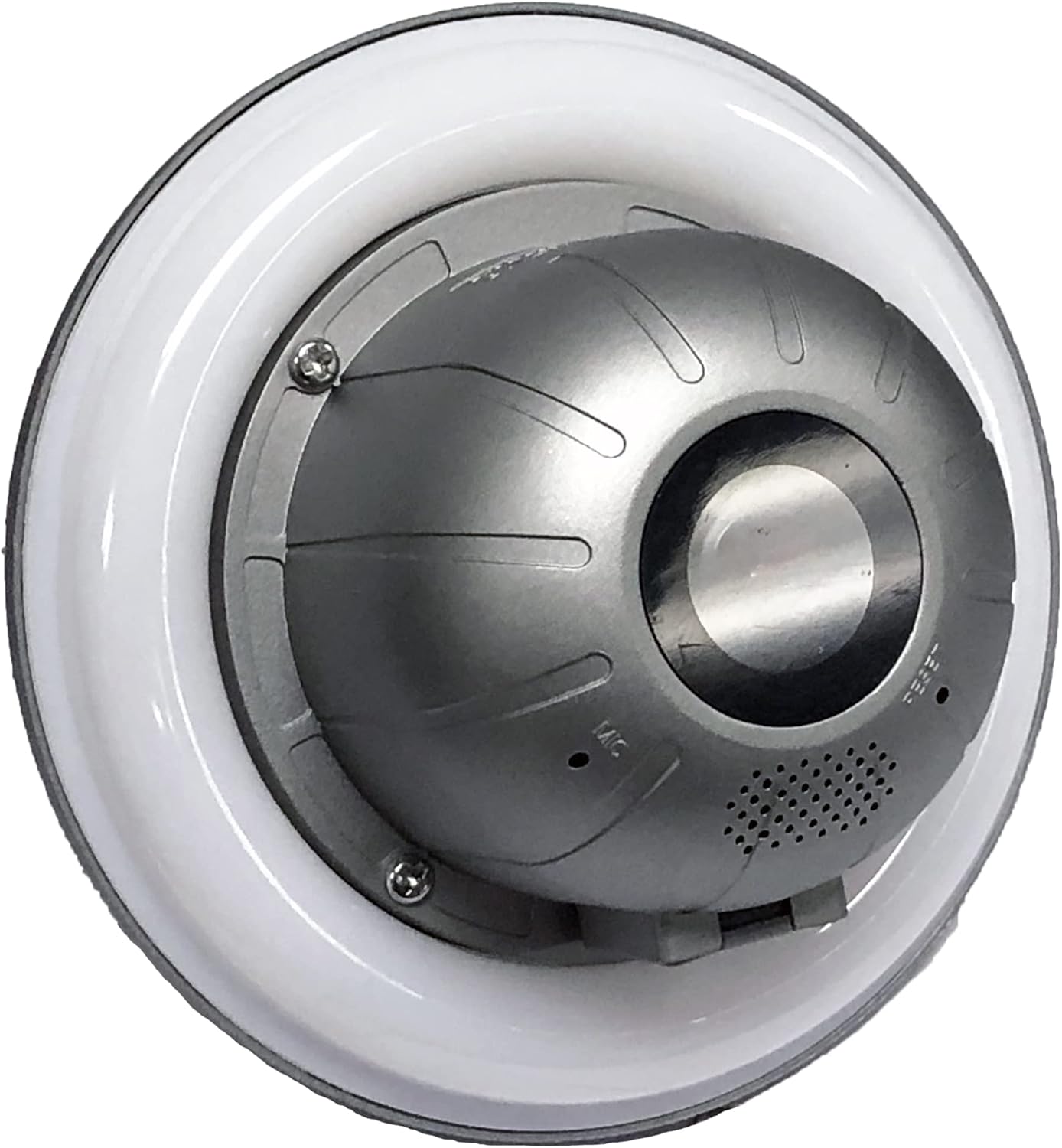 Floodlight Camera 1080p HD Wi-Fi Indoor/Outdoor Water Resistant Night Vision E26 LED Security Cam (2023 - Model 2)