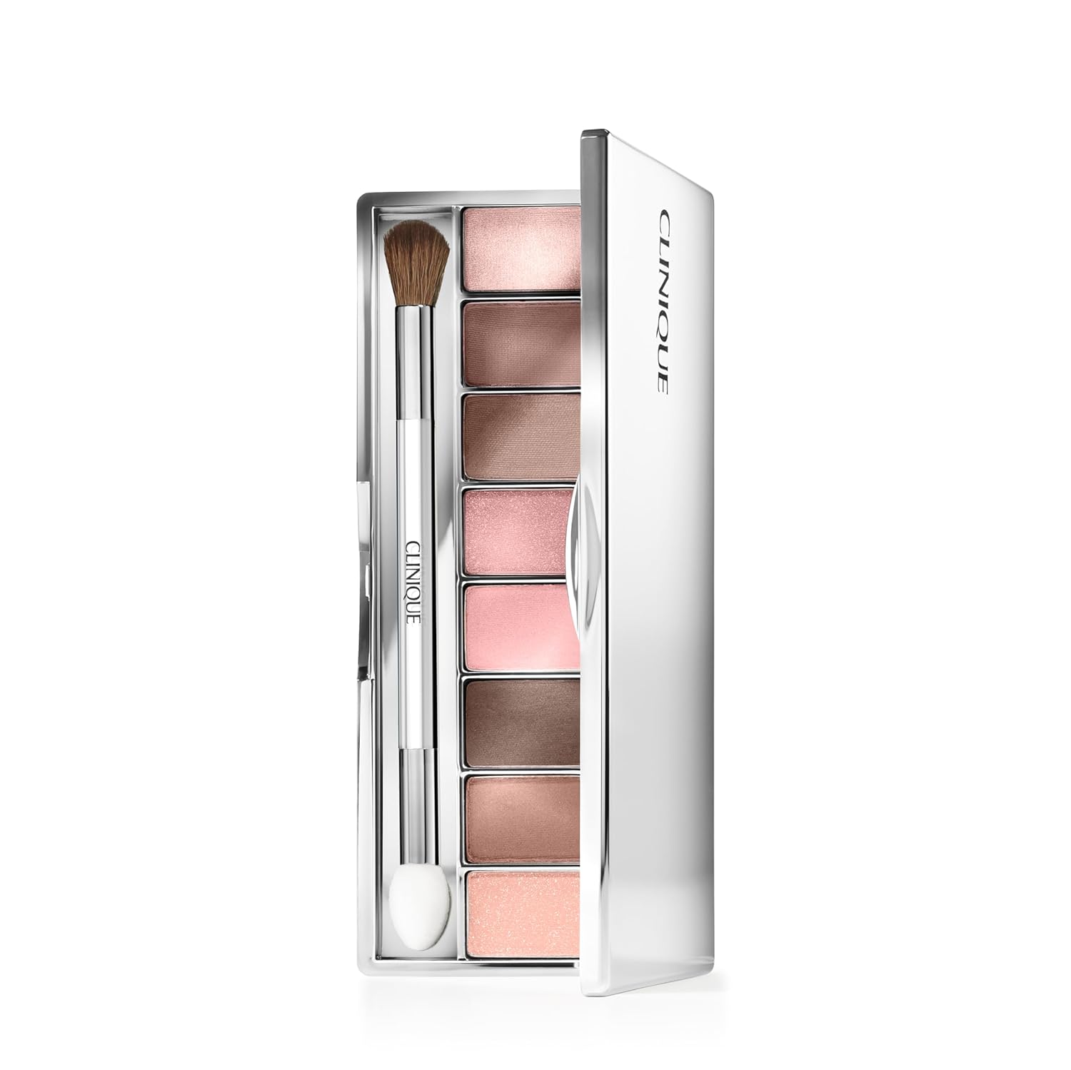 Clinique All About Shadow Eye Shadow Palette, 8 Silky + Buildable Shades | Safe For Sensitive Eyes