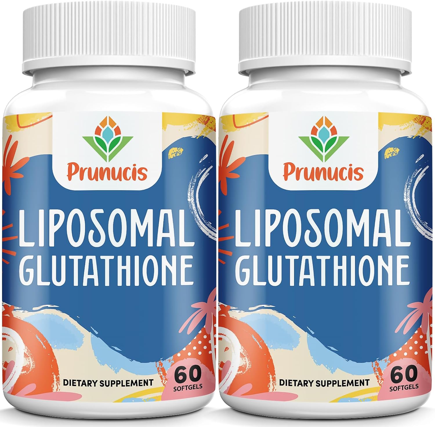2400MG Liposomal Glutathione, Reduced L-Glutathione, Glutathione Supplement with Vitamin C, Master Antioxidants, Enhanced Absorption, Antioxidant Supplements - Immune System, 120 Softgels