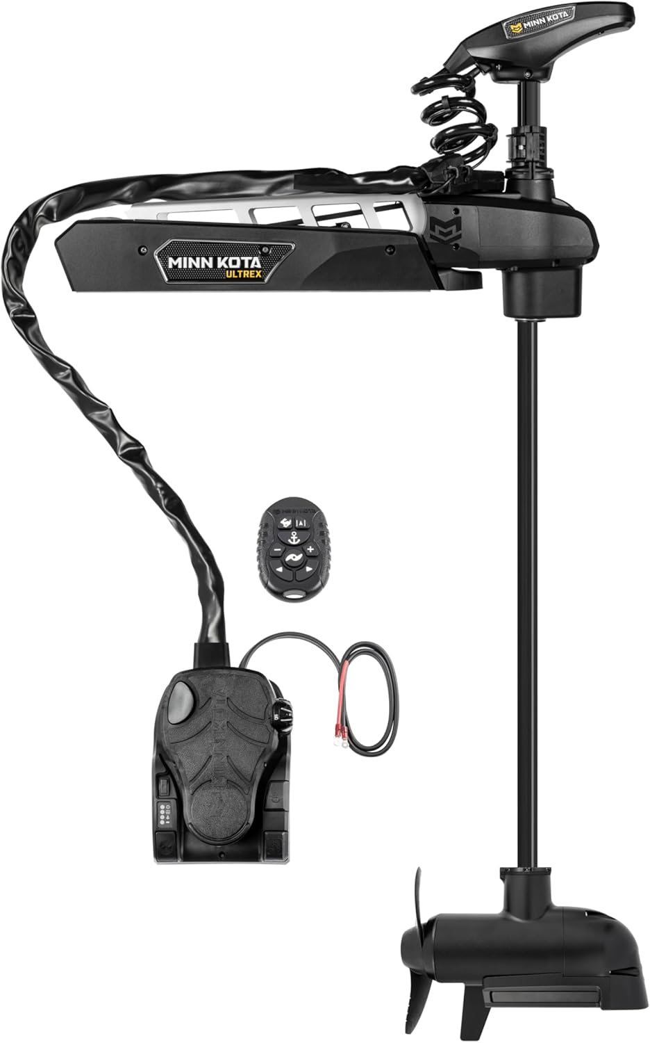 Minn Kota Ultrex Quest Brushless Bow-Mount Electric Trolling Motor with MEGA Side Imaging – 90/115 Lb. Thrust, 52 in. Shaft, Freshwater