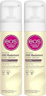 eos Shea Better Women's Shave Cream- Vanilla Bliss, Shea Butter Skin Care, Shaving Cream for Women, 14 fl oz, 2-Pack