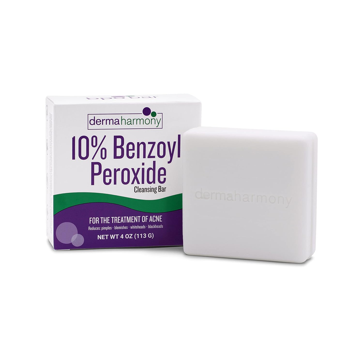 10% Benzoyl Peroxide Cleansing Bar for acne (4 oz)