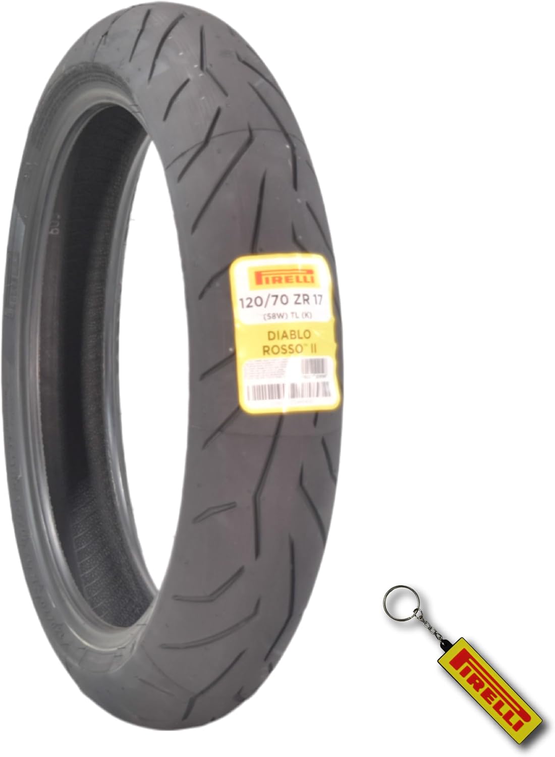 Pirelli Diablo Rosso II 120/70 ZR 17 M/C (58W) TL Front Motorcycle Tire