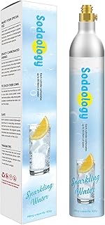 Sodaology 60L Co2 Carbonator Compatible with Sodastream Appliances [NOT FOR ART & TERRA],14.5oz, Set of 1