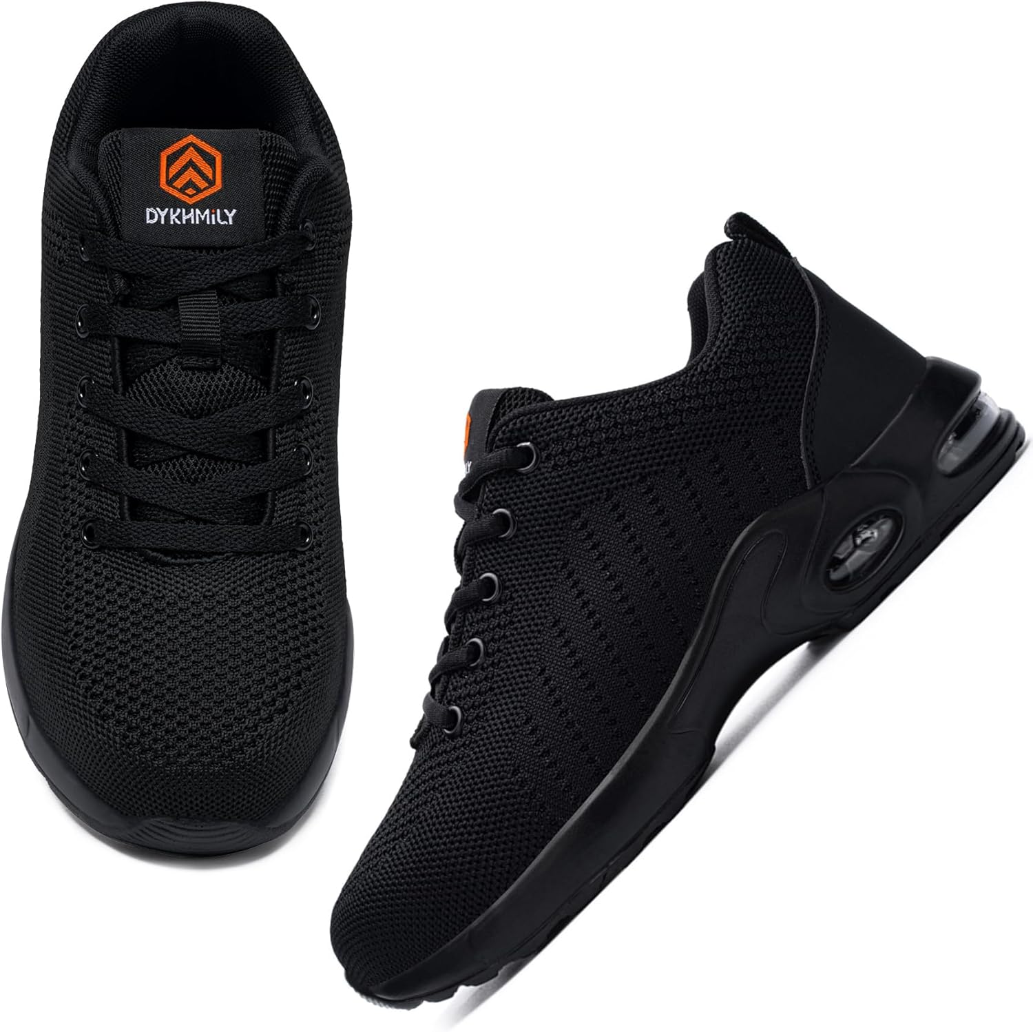 DYKHMILY Steel Toe Cap Trainers Men Women Safety Trainers Lightweight Safety Shoes Cmfortable Breathable Work Trainers Air Cushion Work Shoes Anti-Smashing Work Utility Footwear