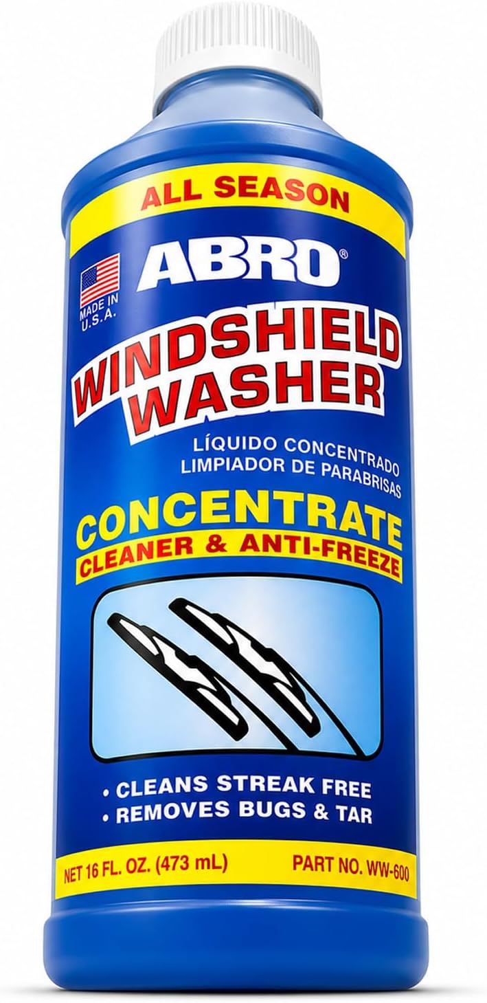 ABRO All-Season Windshield Washer Concentrate 16 oz, Rated to -25°F