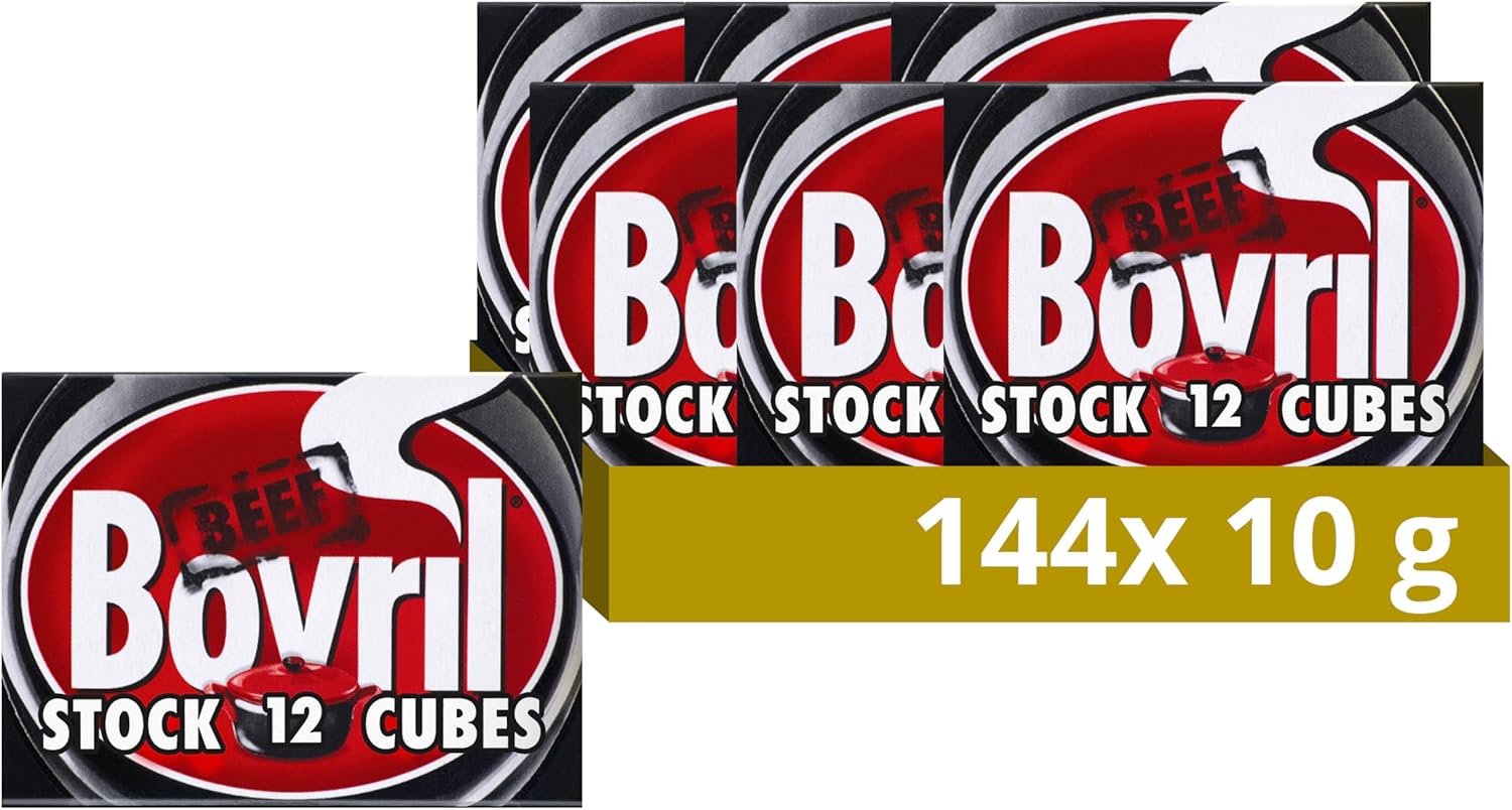 Bovril Beef Stock Cubes for a rich beef stock perfect for traditional recipes 144x 10 g