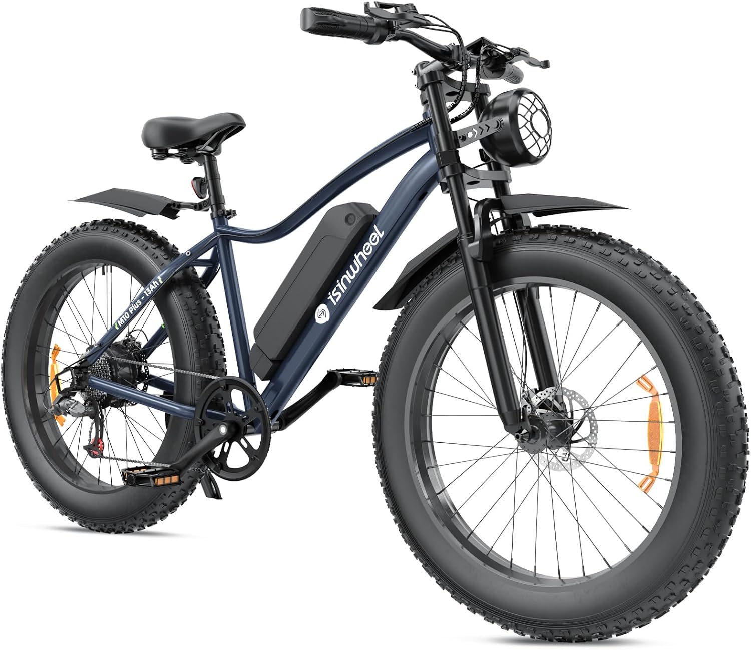 isinwheel M10 Plus/Pro Electric Bike for Adults 28/22mph 1000W Peak Motor, Mountain Ebike Removable Battery 75/55 Miles Range, 7 Speed Shift, 26/20 x 4.0 Fat Tire Adults Electric Bicycles