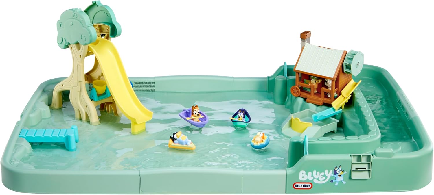 Little Tikes Bluey Bushland Adventure - with 6 Accessories, Active Play with Bluey, for Boys and Girls from 2-4 Years, Blue