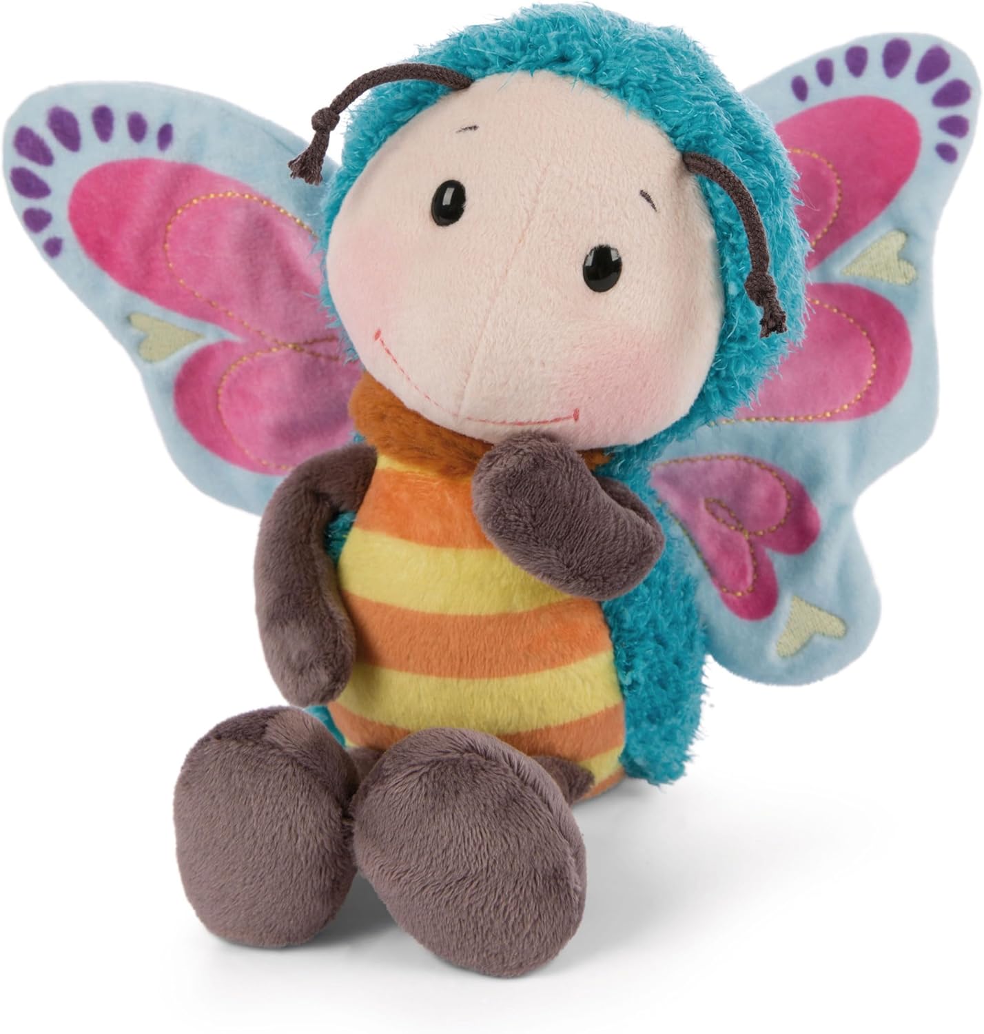 NICI Soft Toy Butterfly 18 cm – Cuddly Toys for Girls, Boys & Babies – Fluffy Stuffed Animal for Playing, Cuddling & Collecting – Cosy Plush Animals