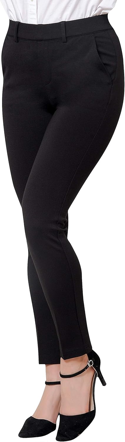 Marycrafts Women's Pull On Stretch Yoga Dress Business Work Pants