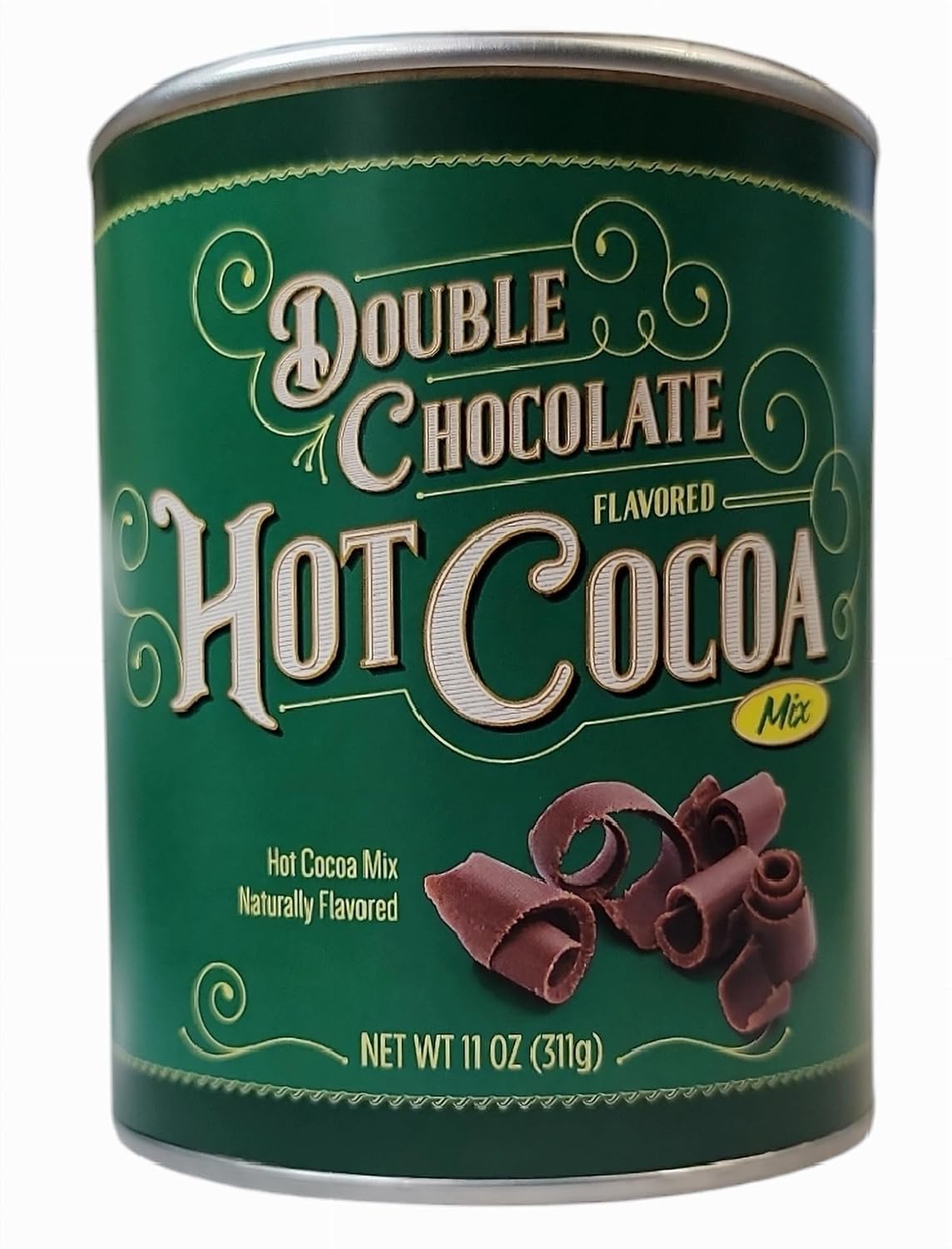 Nassau Candy Double Chocolate Hot Cocoa Powder Mix11oz Tin - Naturally Flavored