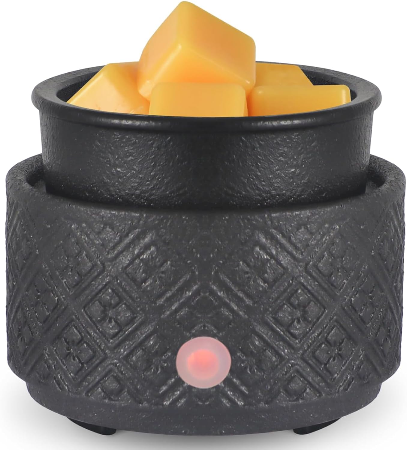 mocosa Wax Melt Warmer for Scented Wax,3-in-1Ceramic Wax Warmer Fragrances Candle Oils, Home Fragrance Wax Burner,Electric Candle Warmer as Gift for Mom Women(Black)