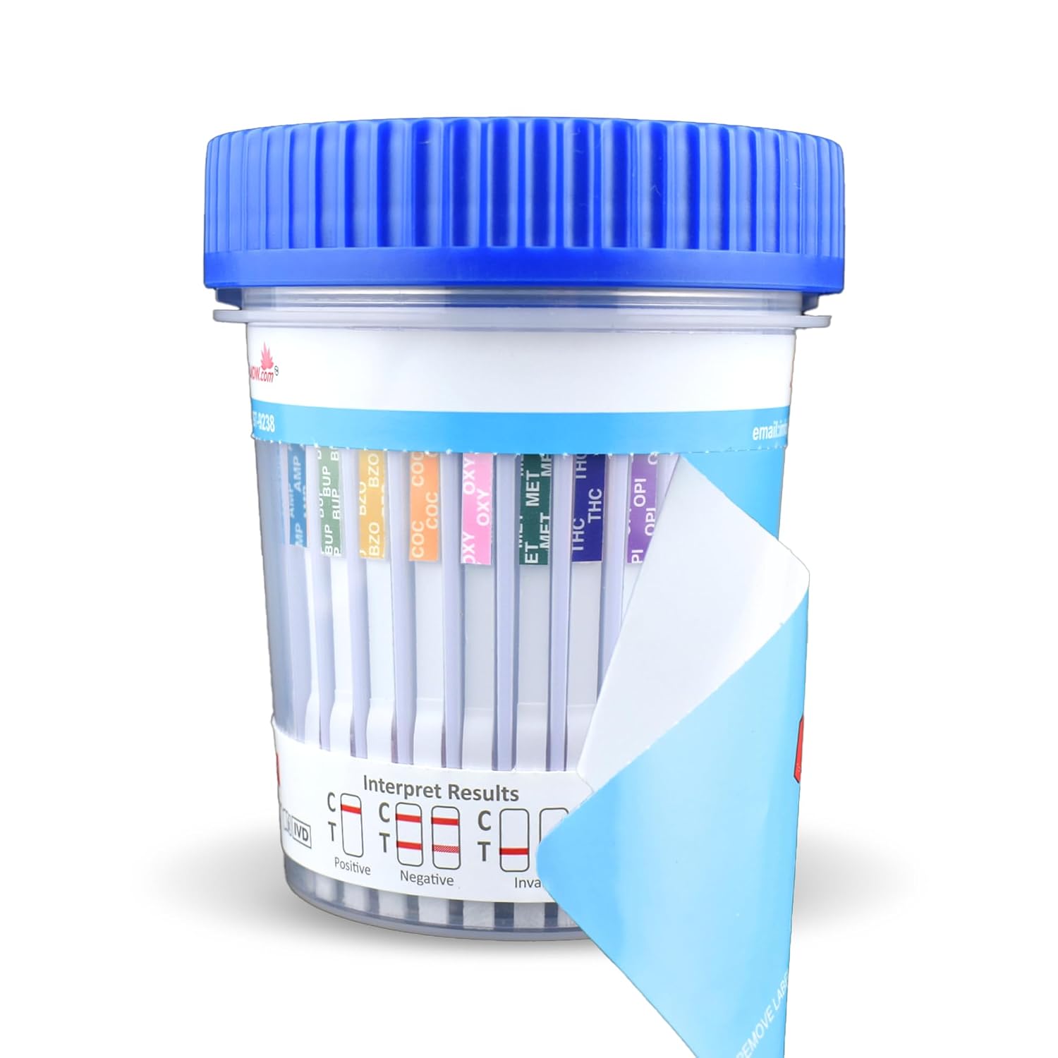 10 Panel Drug Screen Urine Test Kit - Easy to Use, Accurate 5 Minute Results - 10 Panel Drug Test Urine Cups Detect AMP, BUP, BZO, COC, MDMA, MET, MTD, OXY, OPI, THC [25 Pack] - 12 PANEL NOW