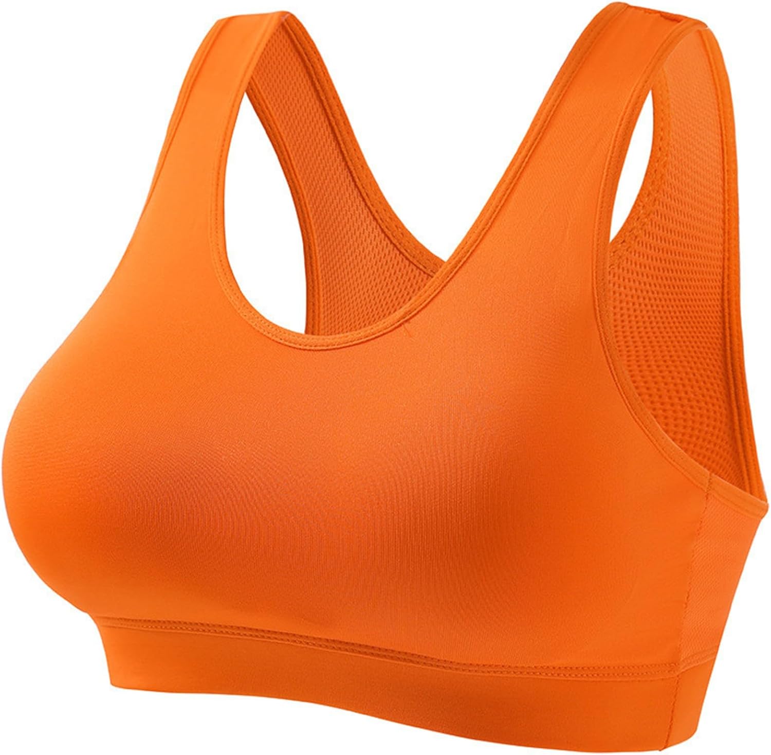 Feelcrag Womens Bras Padded Sports Bra Sports Bras Women Plus Size for Large Breasts Non Wired Inserts Washable Padded Push Up Multipack Vest Crop Top for Yoga Running Jogging Gym Bralettes