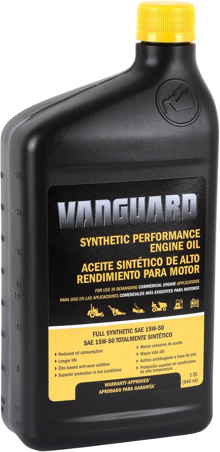 Briggs & Stratton Vanguard 15W-50 Heavy Duty Synthetic Oil Quart #100169