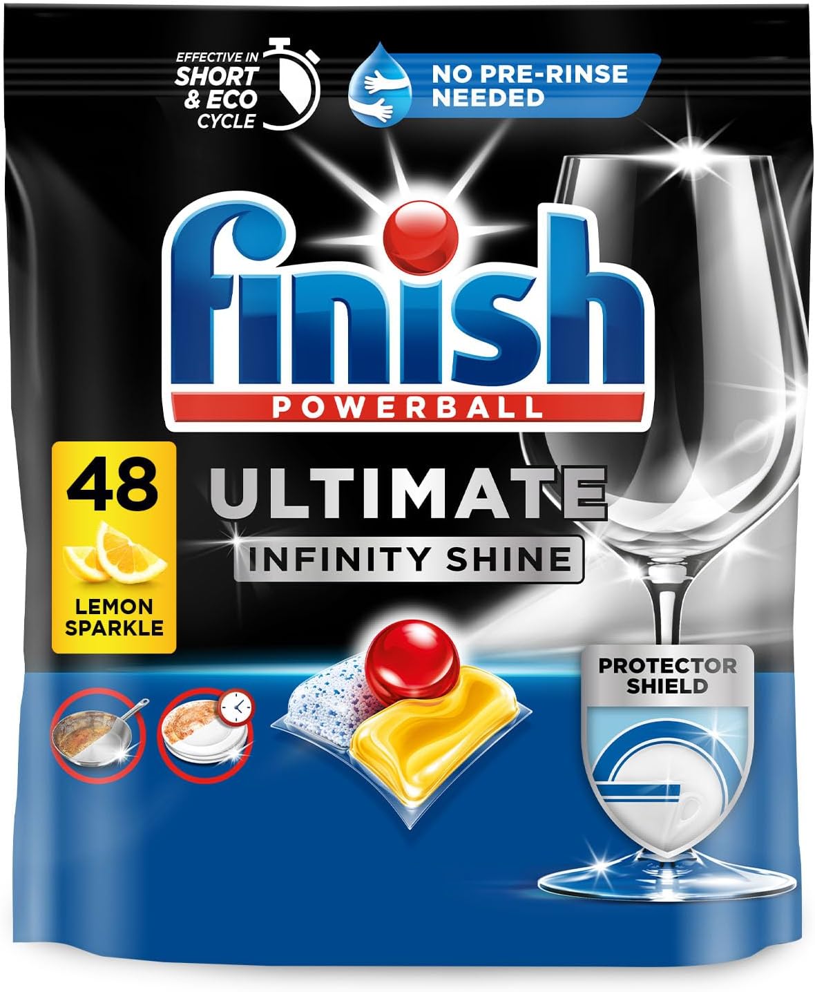 Finish Ultimate All in One 48 tab Lemon Dishwasher Tablet