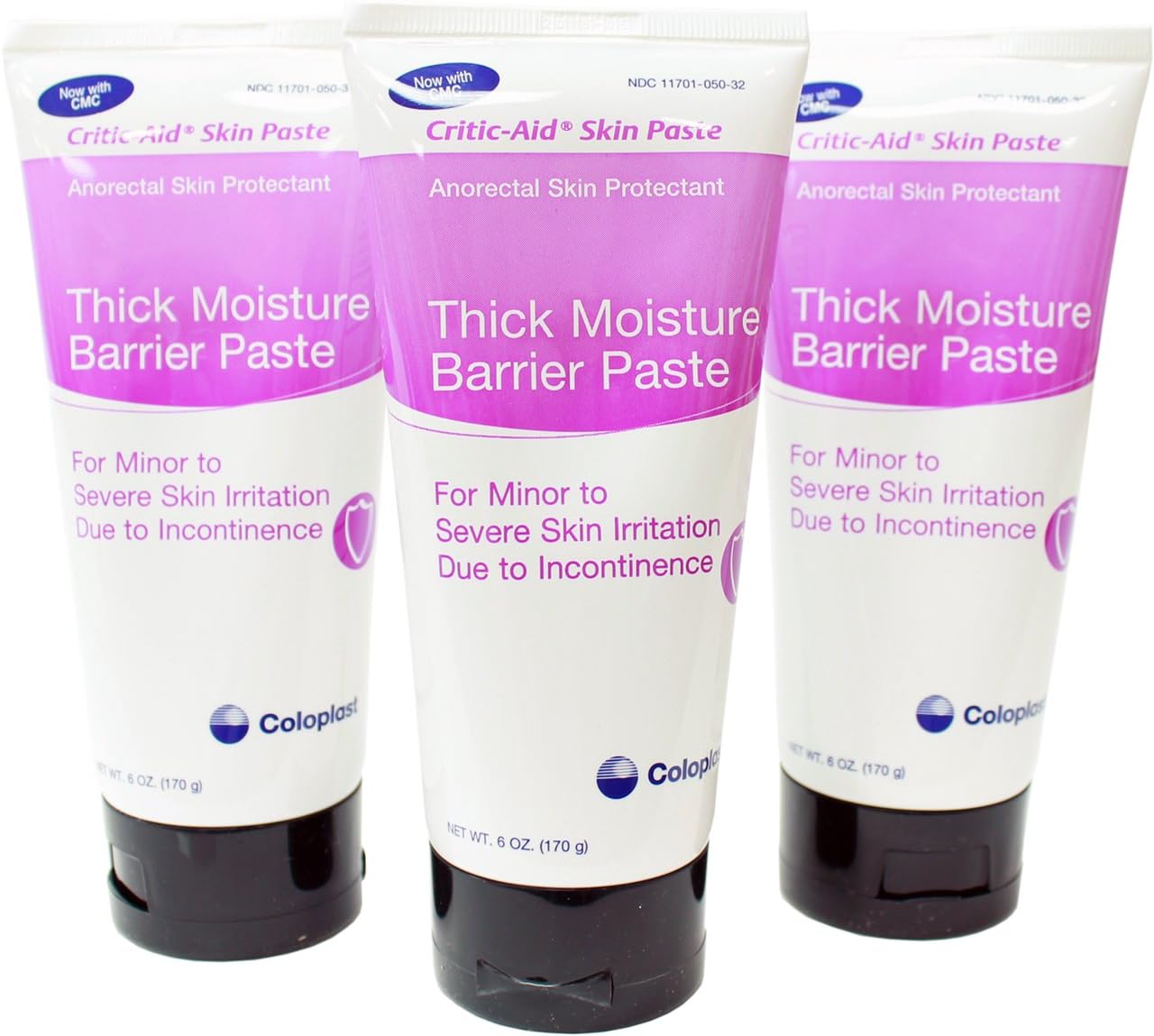 Skin Paste - Skin Protectant/Barrier Paste 6 oz Tube (Pack of 3)