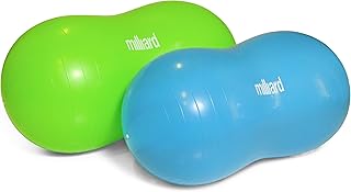 Milliard Peanut Ball Physio Roll for Exercise, Therapy, Labor, Birthing and Dog Training