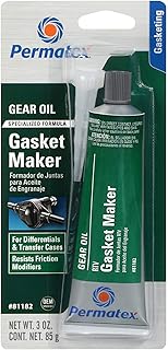 Permatex 81182 Gear Oil RTV Gasket Maker, 3 oz (Packaging May Vary)