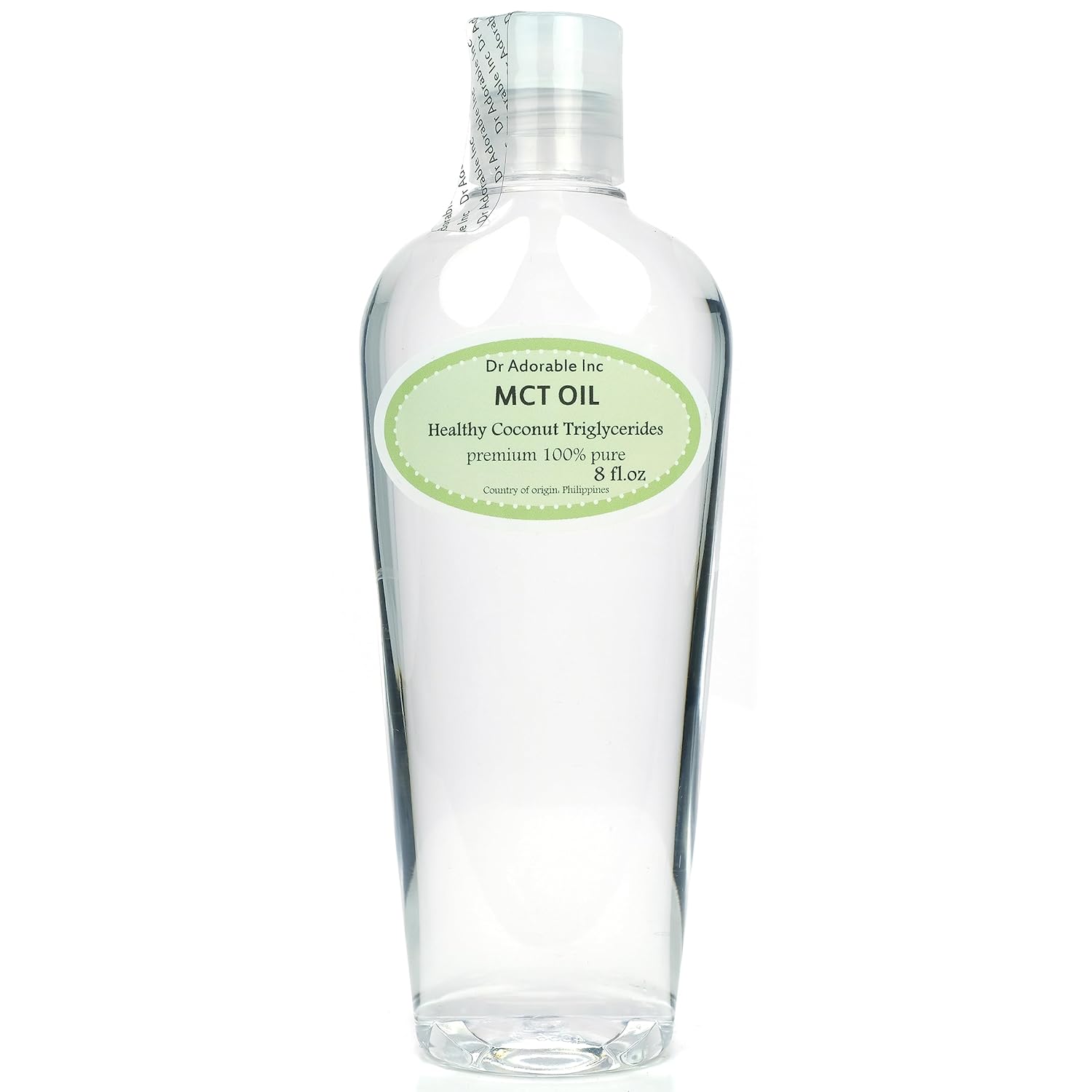 Dr. Adorable inc 8 oz Premium MCT Oil derived from Organic Coconut Oil Pure Medium-Chain Triglyceride
