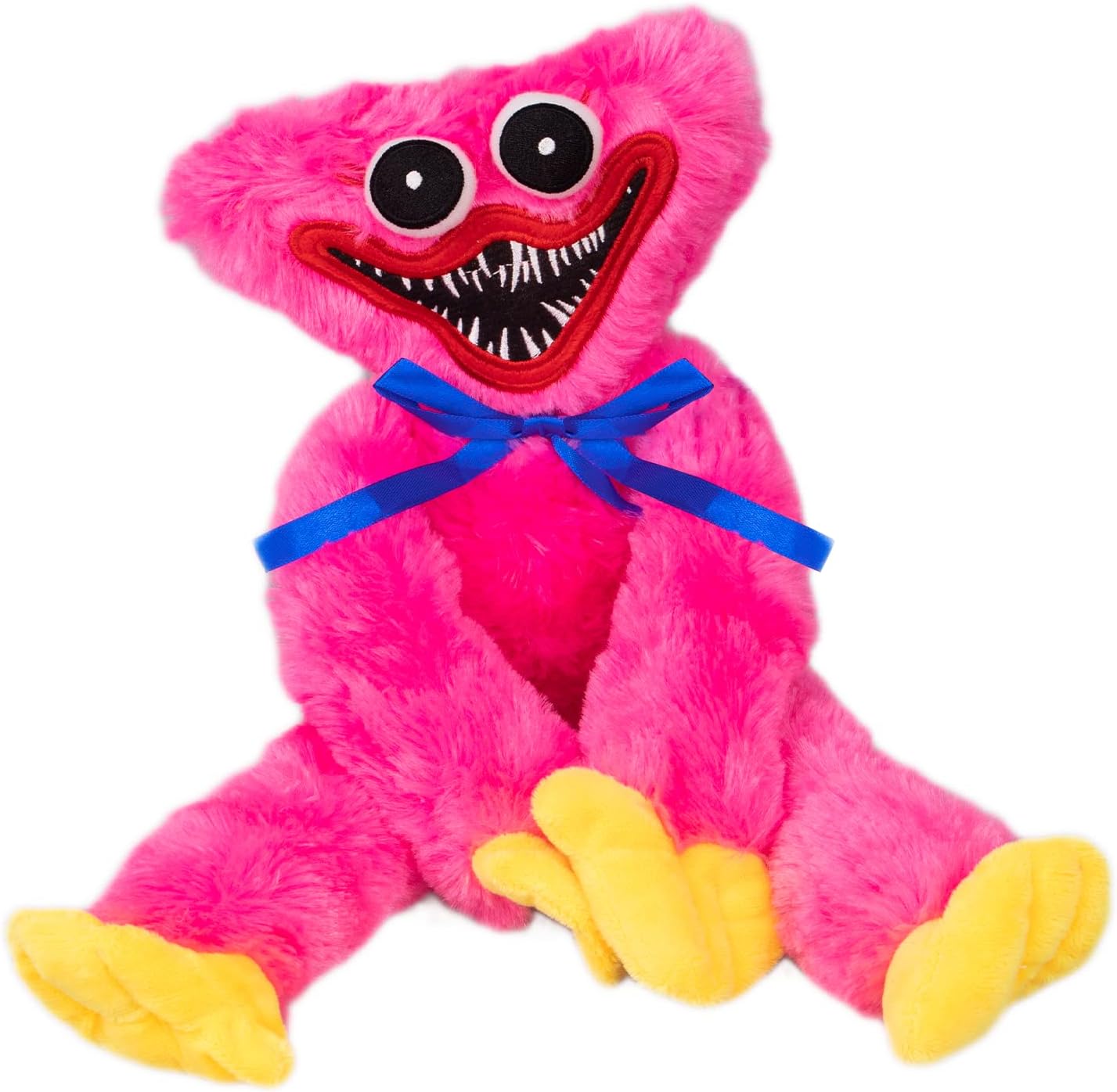 Thingehoy Huggy-Wuggy Plush, Huggy-Wuggy Toys, Poppy-Playtime Huggy-Wuggy Birthday Gifts, Horror Plush Toy Halloween, Soft Stuffed Toy Plush Doll for Girls, Boys-Kissy Missy Huggy-Wuggy, B-pink