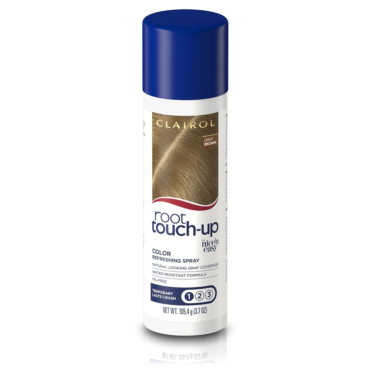 Clairol Root Touch-Up by Nice'n Easy Temporary Hair Coloring Spray, Light Brown Hair Color, Pack of 1