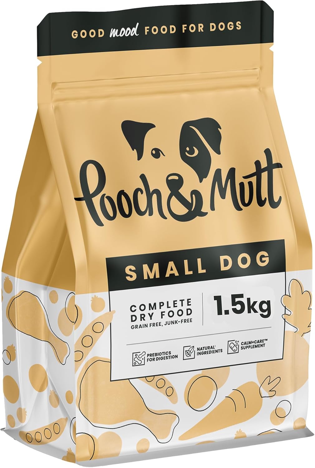 Pooch & Mutt - Complete Small Dry Dog Food (Grain Free), Superfood Blend, 1.5kg