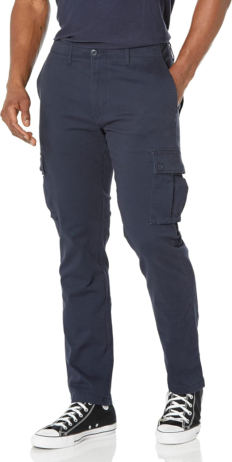 Amazon Essentials Men's Slim-Fit Stretch Cargo Trousers (Available in Big & Tall)