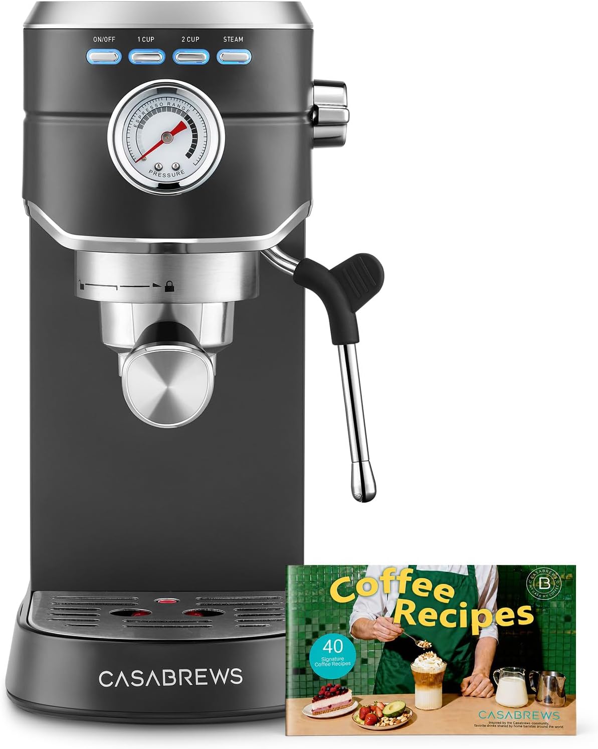 CASABREWS CM5418 Espresso Machine, Espresso Coffee Maker with Steam Wand