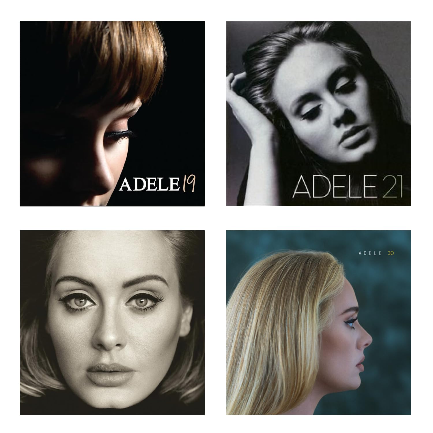 Adele 19/21/25/30 - 4 Albums Collection Bundle