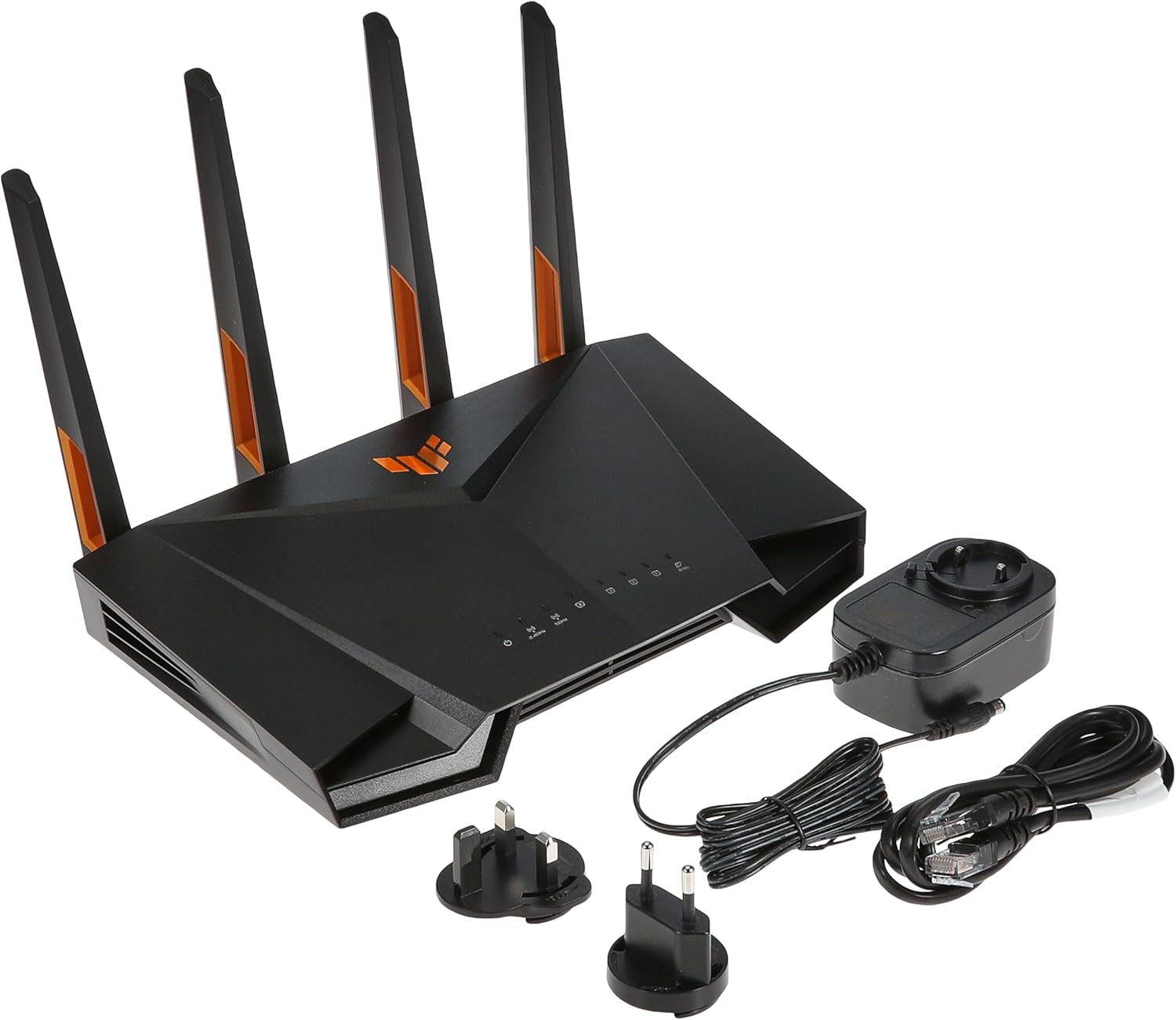ASUS TUF Gaming AX4200 Dual Band WiFi 6 Router with Mobile Tethering (Replacement of 4G 5G routers)2.5Gbps port, Mobile Game Mode, Free Internet Security, AI Mesh, Gear Accelerator, Adaptive QoS