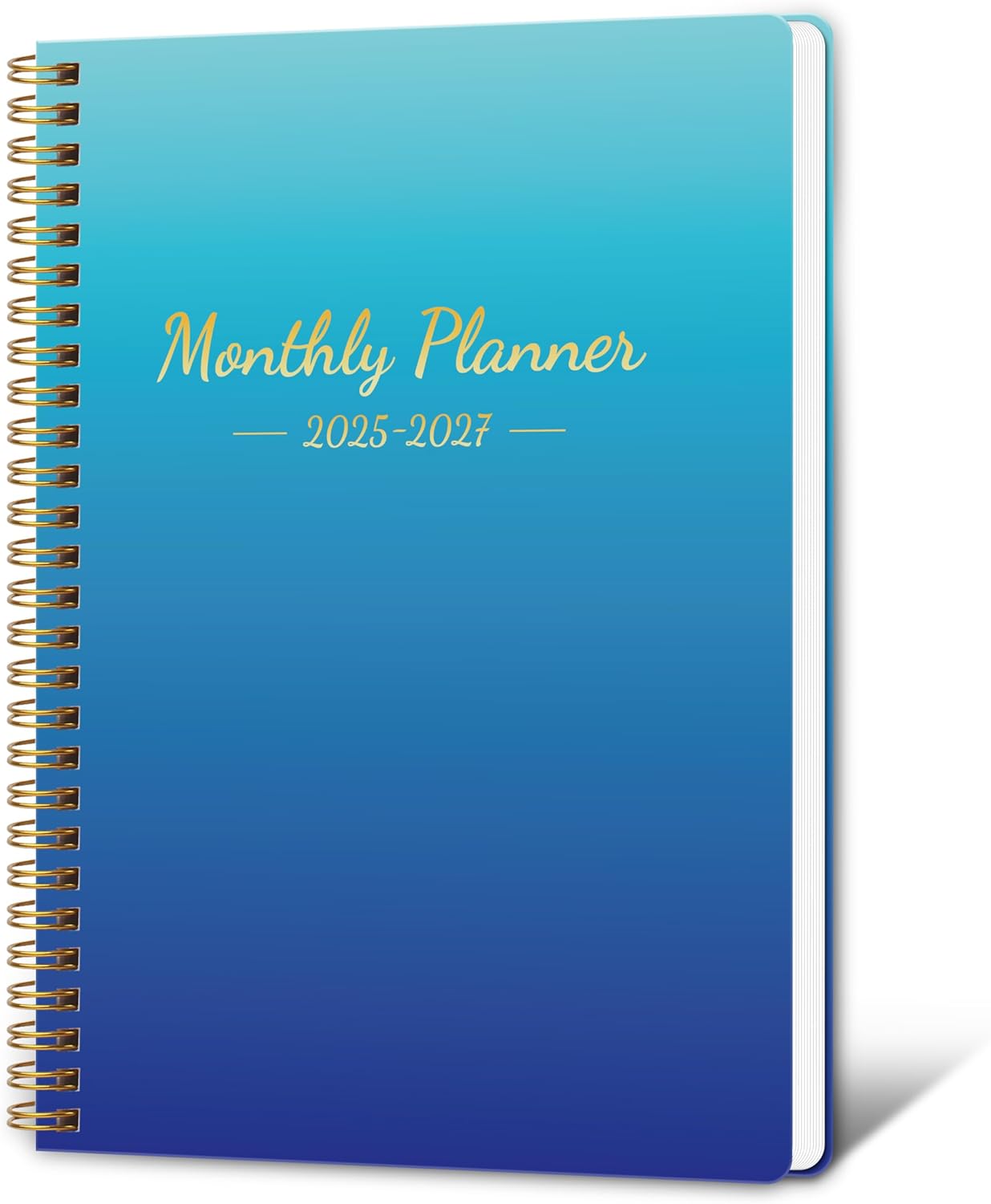Monthly Planner 2025-2027, 2025 Calendar 24 Months Planner, JULY 2025 - JUNE 2027, 7.4"x9.4", Personal Organizer with Monthly Goals, To-Do List, Habit Tracker, 24 Months for School Office Home