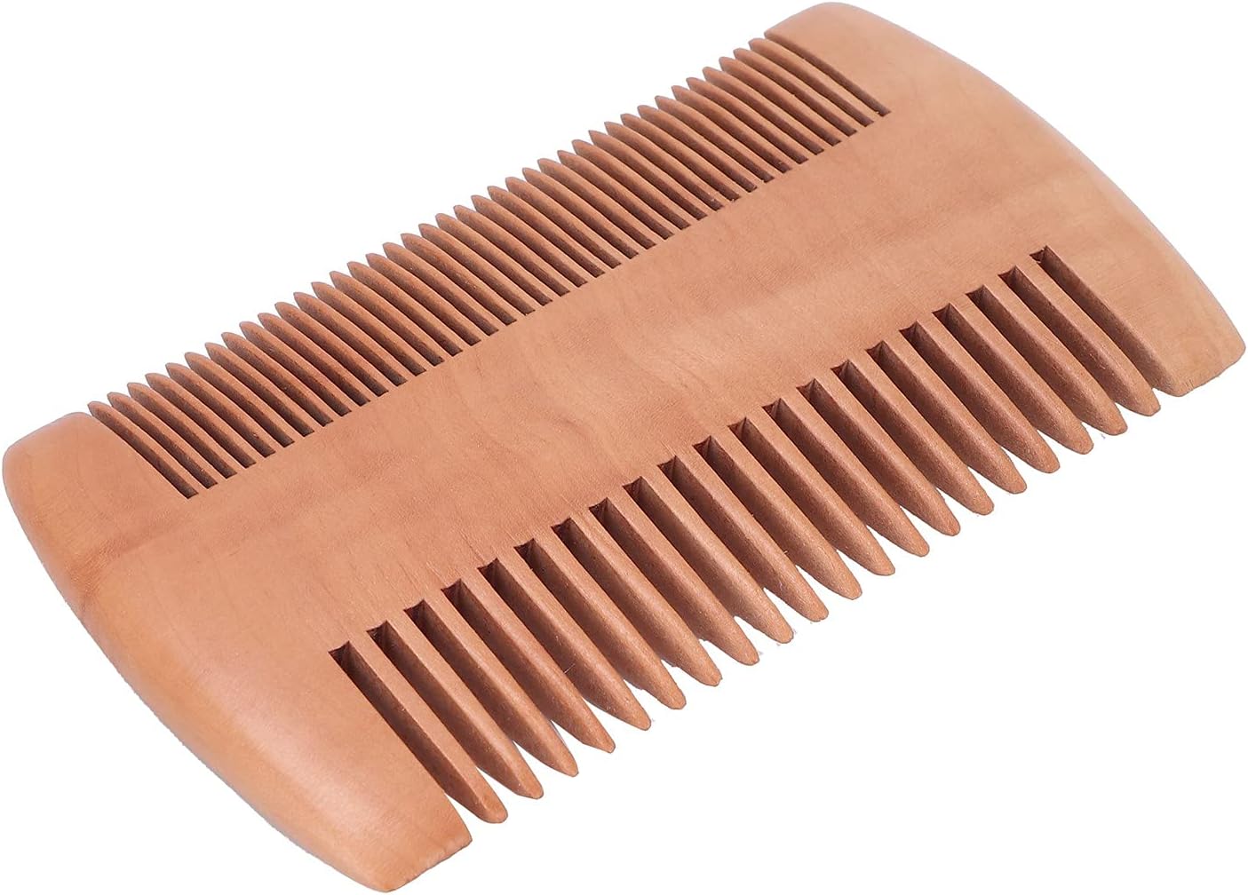 Beard Comb Beard Comb, Wooden Beard Comb Dual Action Fine Coarse Teeth Beard Comb Wooden Beard Comb Mustache Comb Beard Care Double-Sided Antistatic Comb for Daily Beard Care