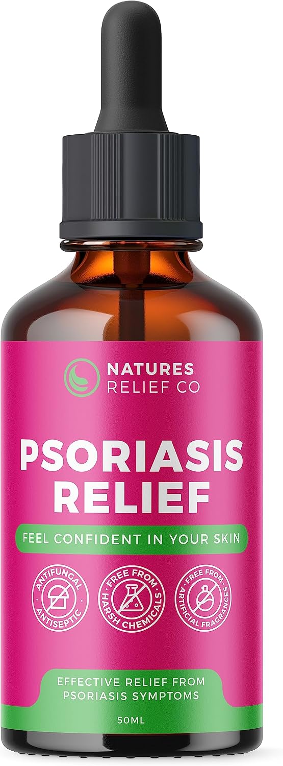 Psoriasis Dry & Flaky Scalp & Skin Serum with Salicylic Acid | Lightweight Moisturising Formula | Fast-Absorbing Daily Skin & Scalp Care | 50ml Travel-Friendly