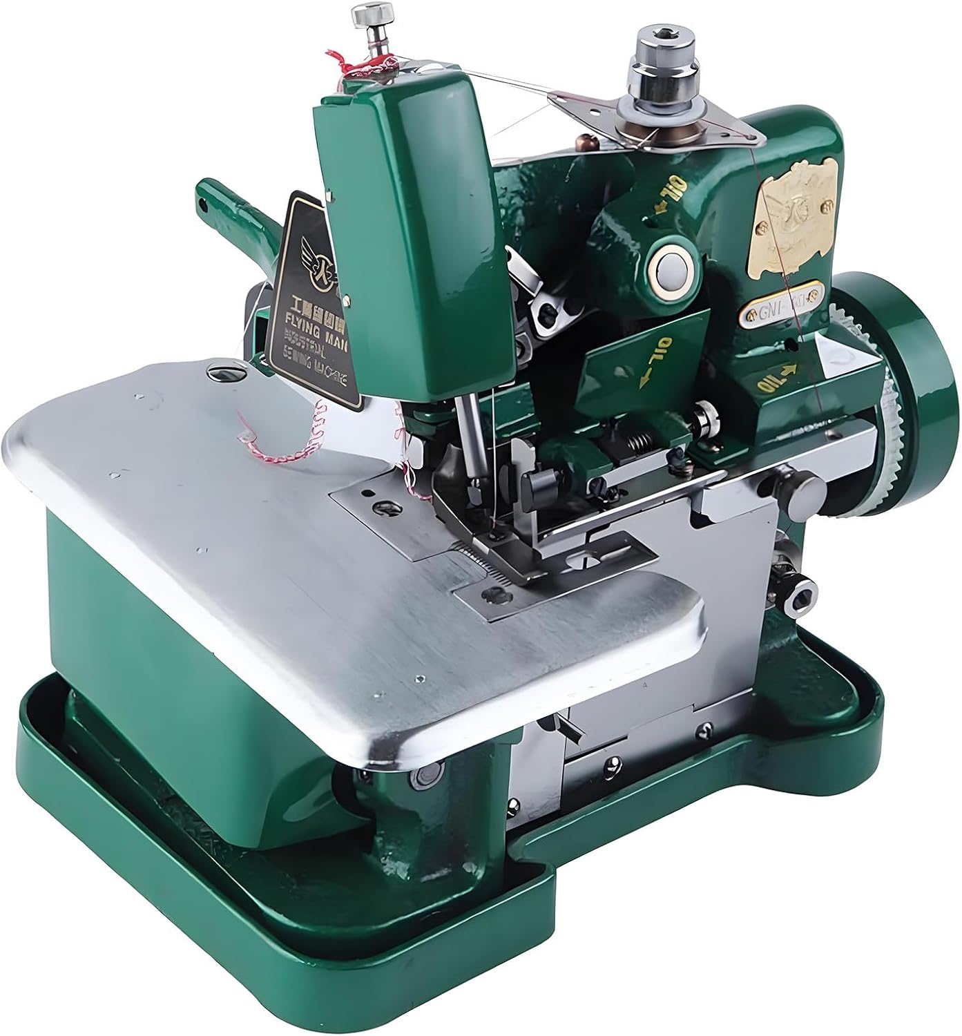 Overlocker Serger 435D, 3-4 Thread,Machine Serger Industrial,Adjustable Stitch Length with Metal Frame,for Heavy Duty Fabric Includes Accessories.
