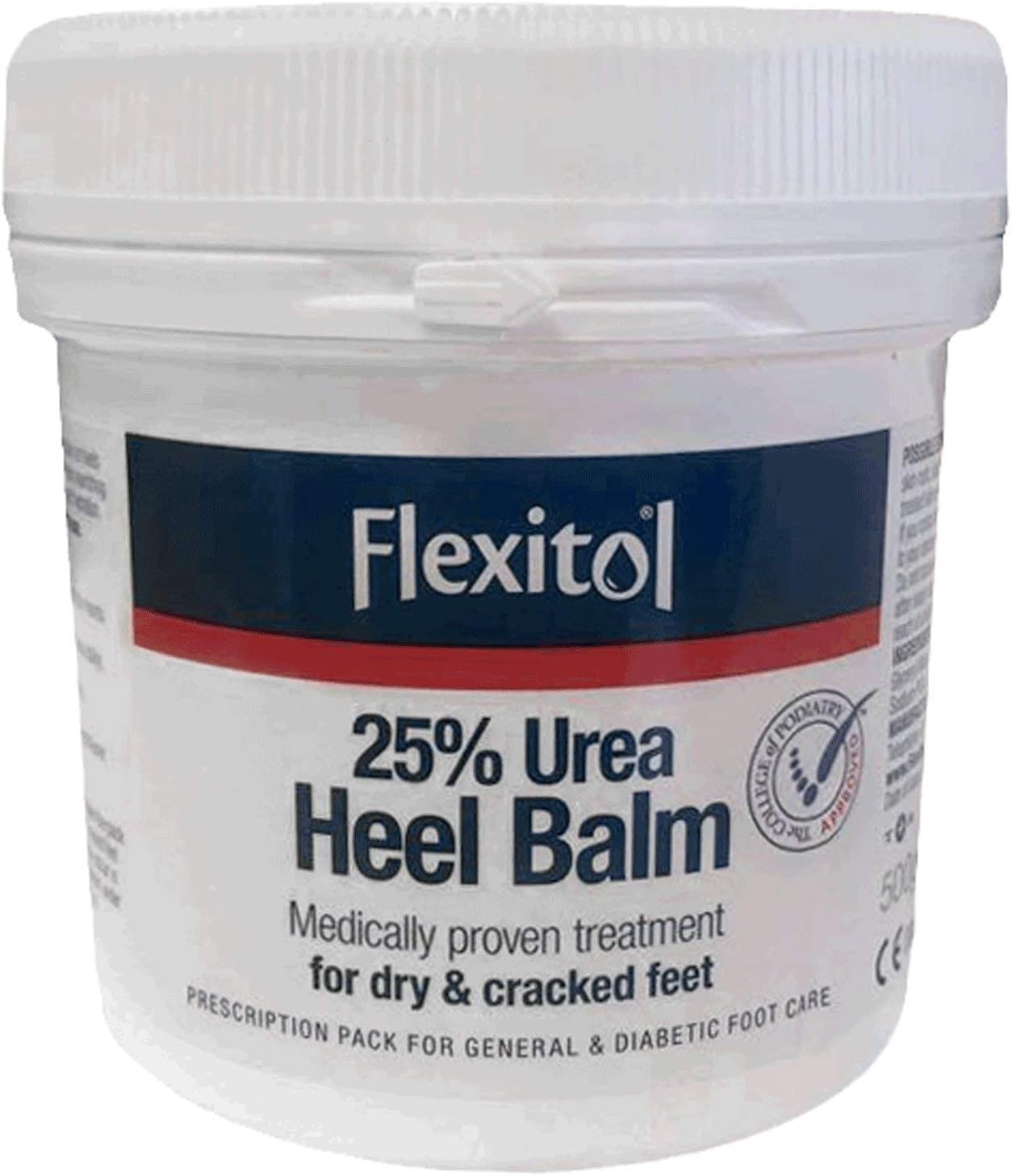 Flexitol Rescue Heel Balm for Dry and Cracked Feet, Intense Moisturisation, Suitable for Diabetics – 500 g