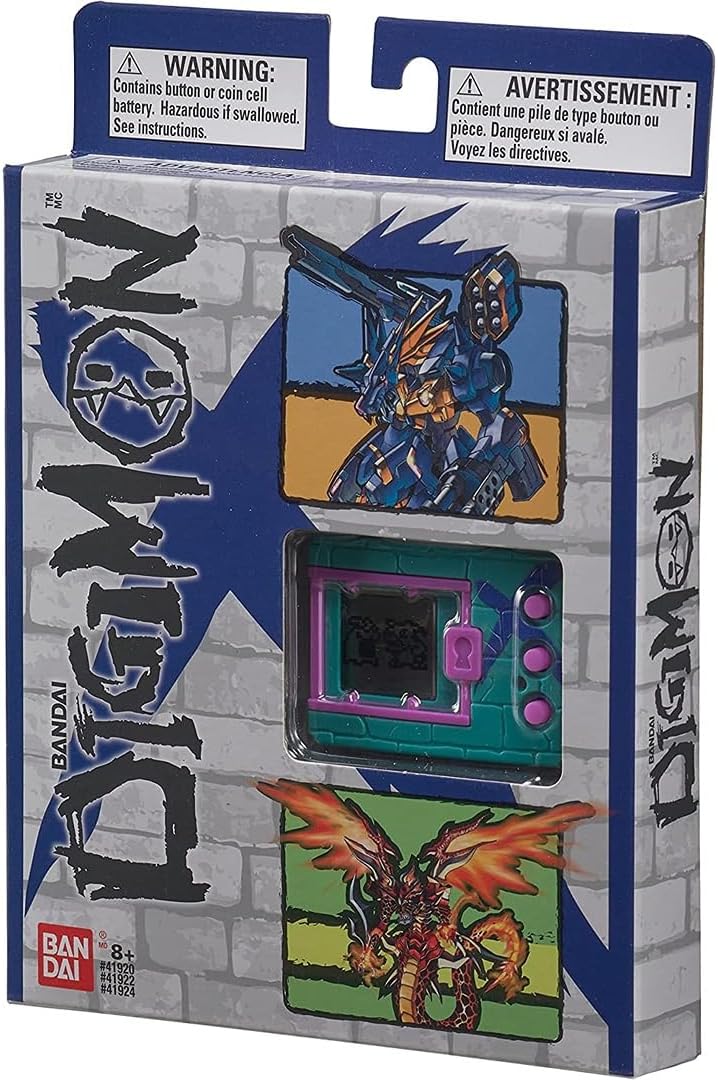 Bandai DigimonX (Green & Blue) - Virtual Monster Pet by Tamagotchi
