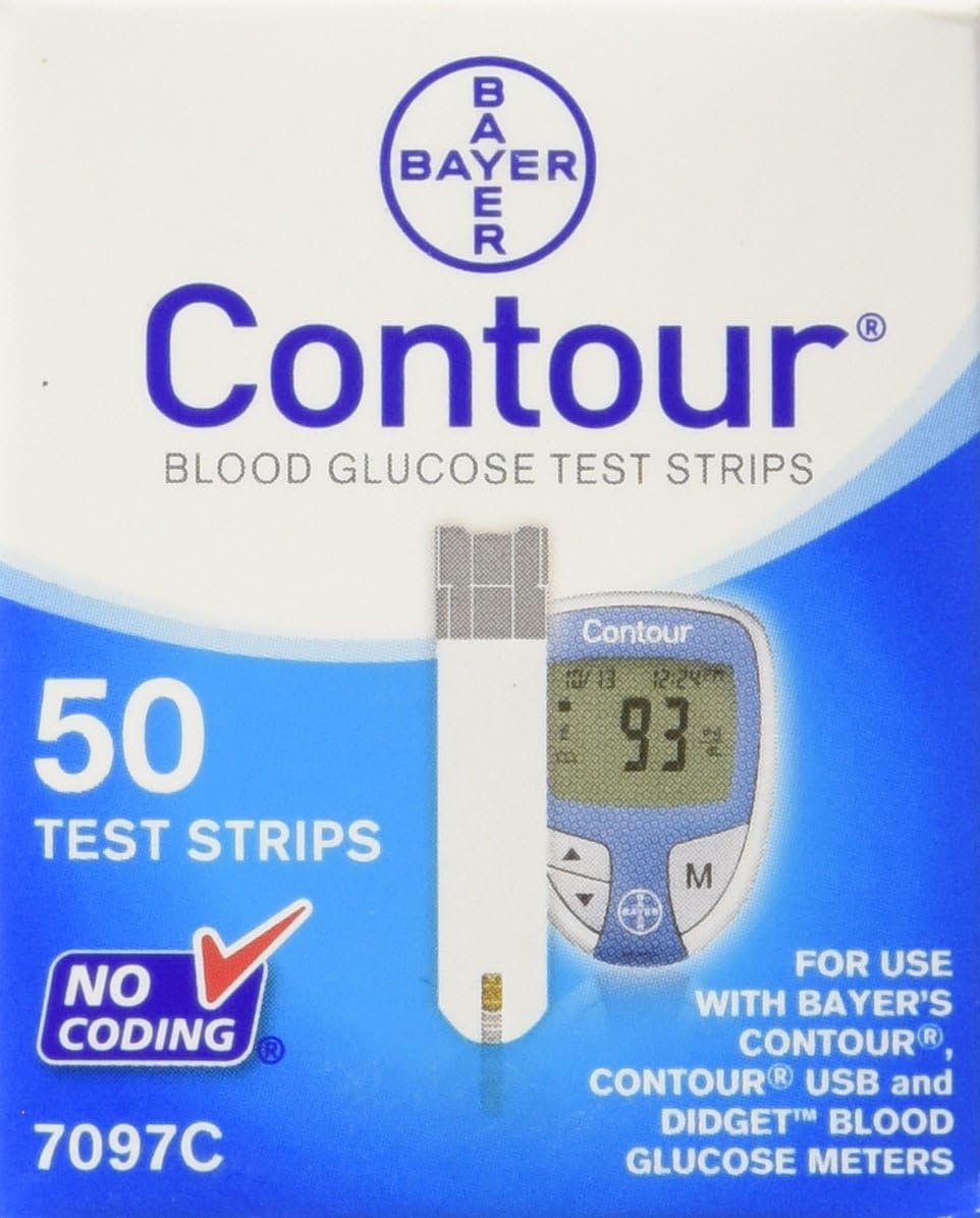 Bayer Bayer'S Contour Test Strips - 2 Boxes Of 50 - Box Of 100