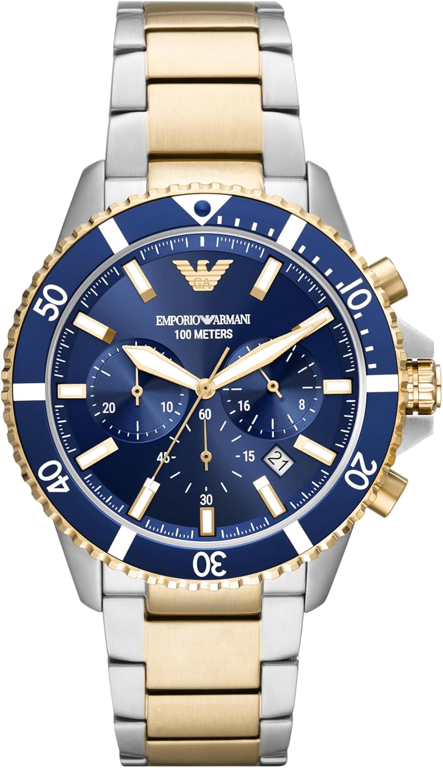 Emporio Armani Men's Chronograph Two-Tone Stainless Steel Watch (Model: AR11362)