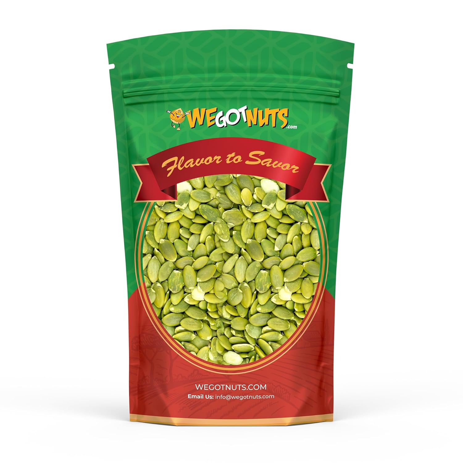 We Got Nuts Pumpkin Seeds Healthy Snacks 5Lbs (80oz) Bag | Raw Pepitas No Preservatives Added, 100% Natural With No Shell | For Baking, Salad Toppings, Cereal, Roasting | Low Calorie Nuts,