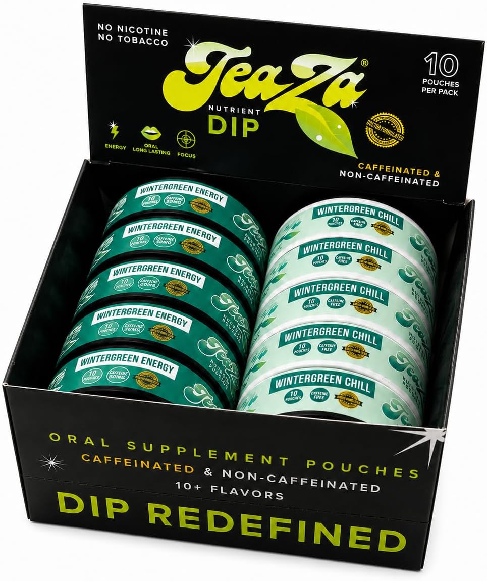 TeaZa Switch Kit - 14 Day Quit Nicotine Plan - Oral Fixation Pouches
