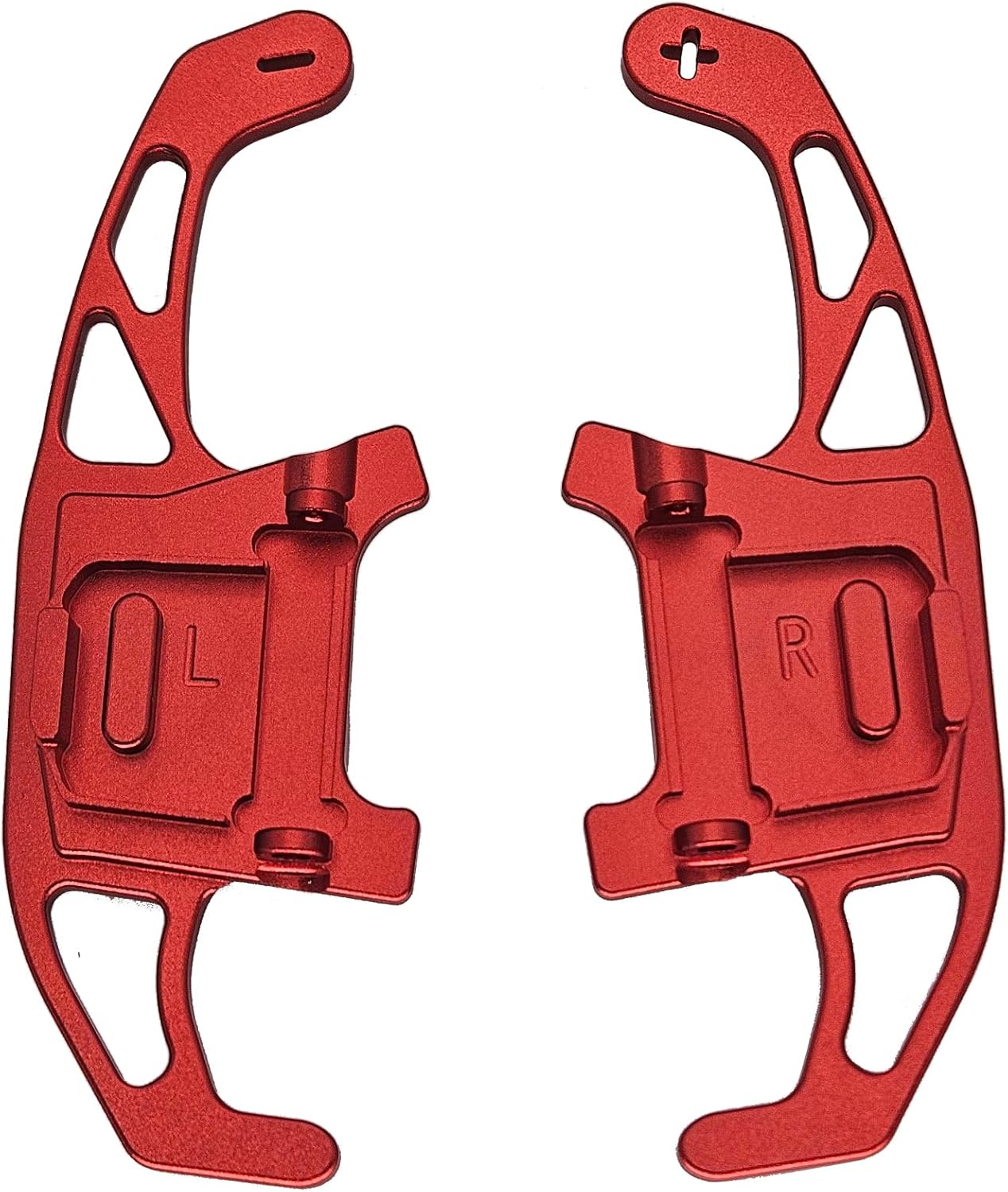 Steering Wheel Paddles Shifters Extensions Compatible With Volkswagen Golf MK7 Polo GTI/GTD/GTE/R R-line Passat Scirocco(Red)