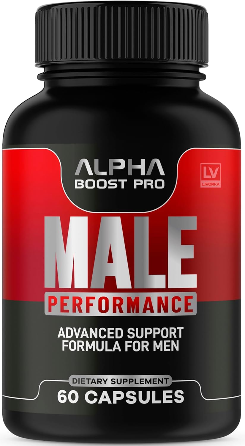 LIVORKA Alpha Boost Pro Official Advanced Formula, All Natural Pills for Overall Health - 60 Capsules for 1 Month