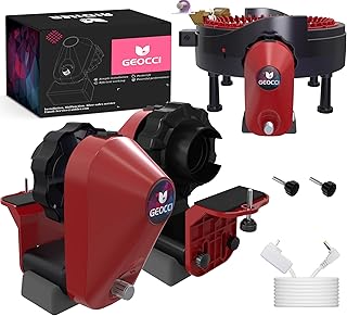 GEOCCI Knitting Machine Adapter, Suitable for ADDI 46 Needle Knitting Machine Adapter (Red and Black)