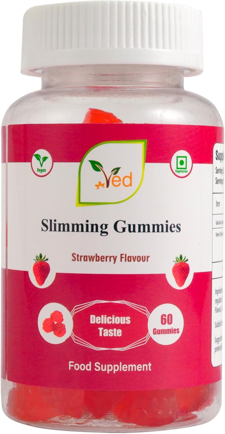 Ved Garcinia Cambogia Gummies, Weight loss Supplement for Maximum Results & Aid for Slimming, Suitable for Men and Women- 60 Chews 30 Days’ Supply.