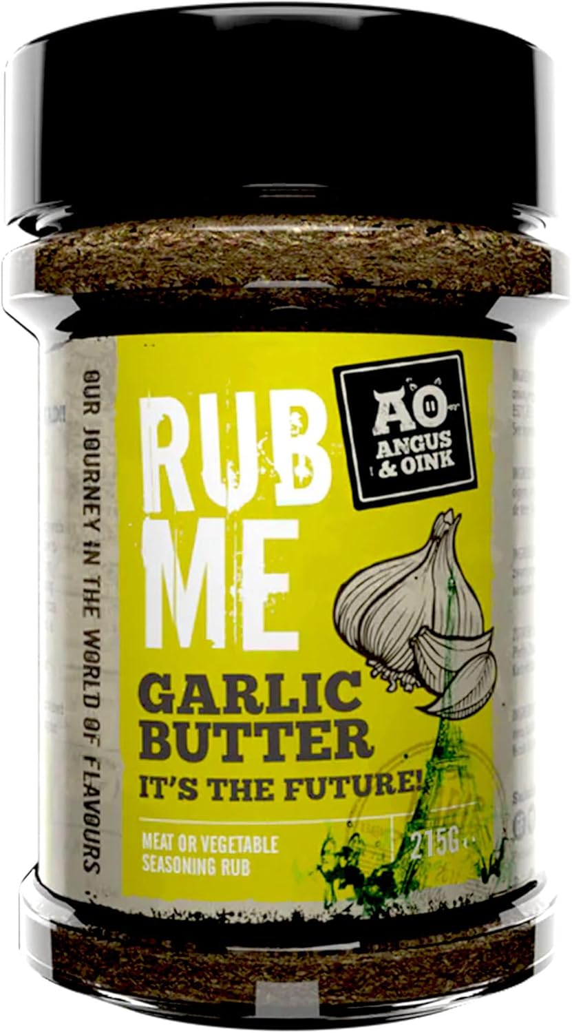 Angus & Oink | Garlic Butter Seasoning | Rich & Indulgent Flavour for Chicken, Fries & Roast Potatoes | 225g